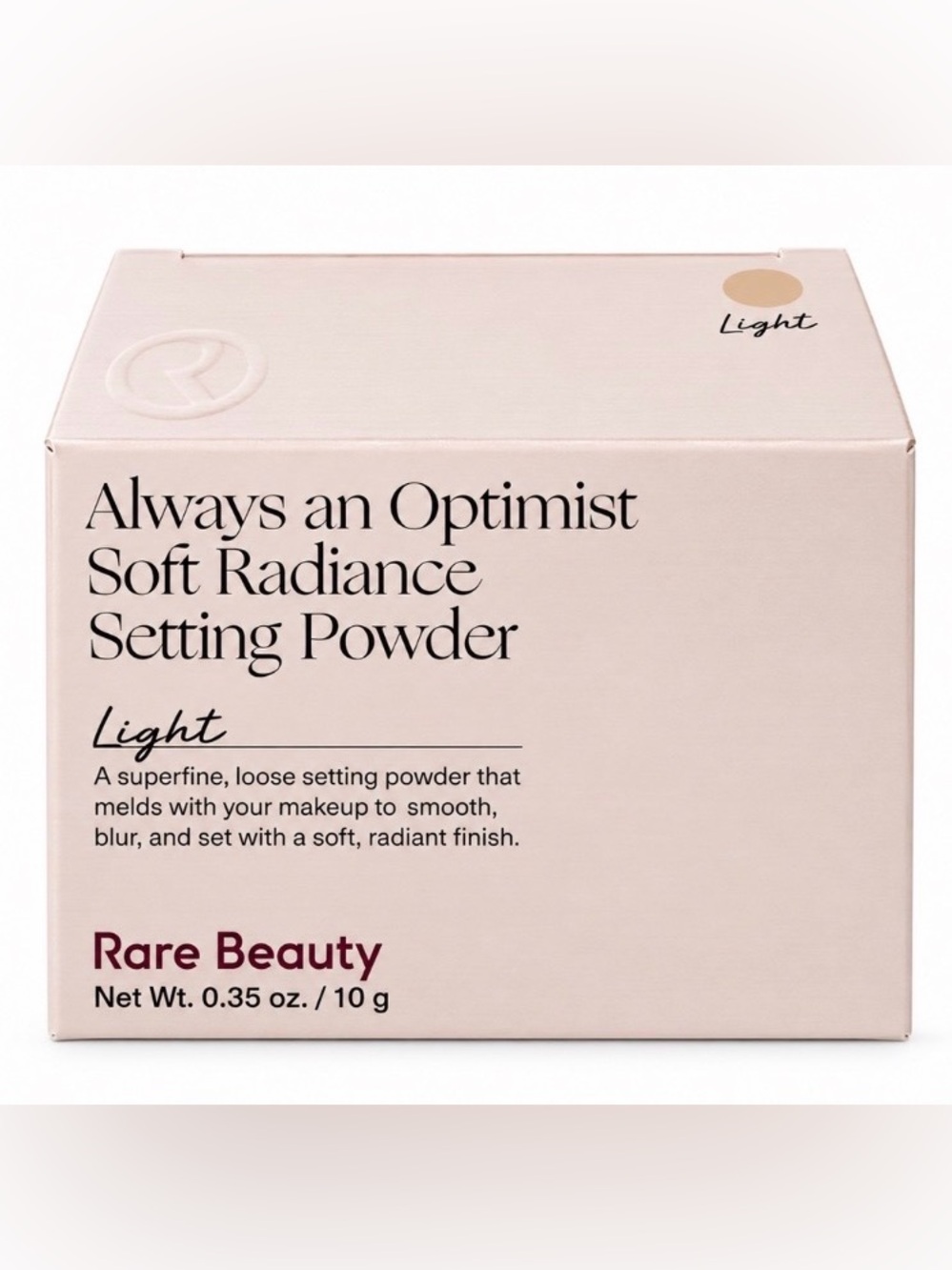 Rare Beauty Always an Optimist Soft Radiance Setting Powder - Light Beige